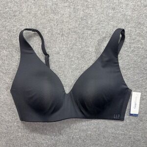 Gap GapBody Women's Everyday Essentials Wireless Bra, Black, 36B